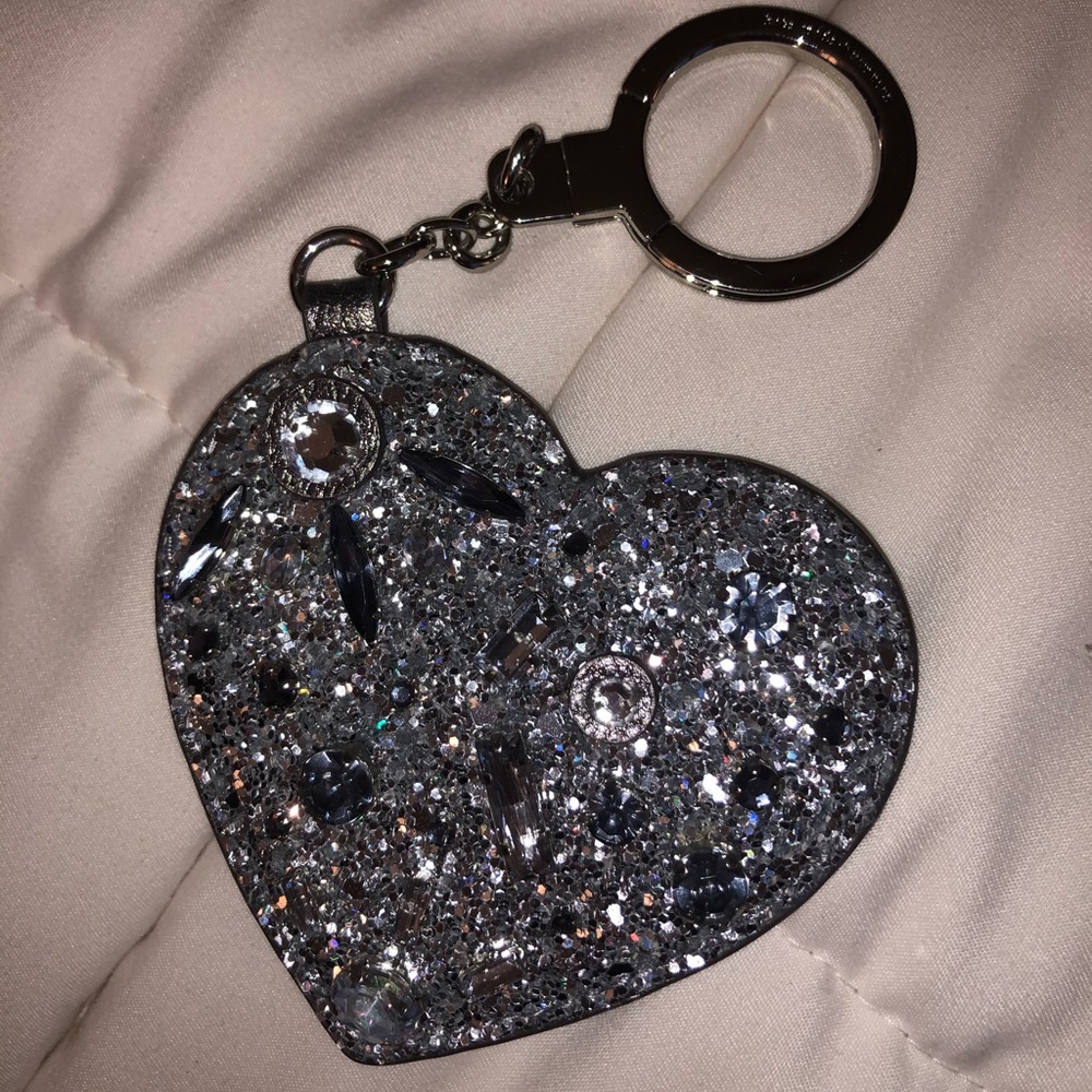 Kate spade glitter keychain